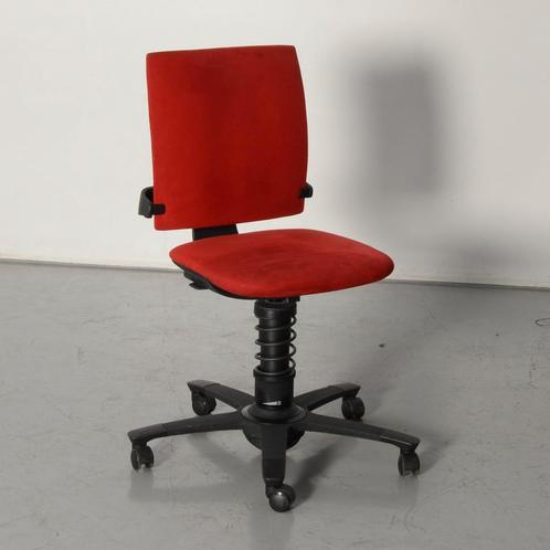Aeris 3Dee bureaustoel, rood, geen armleggers, Huis en Inrichting, Bureaustoelen, Gebruikt, Ophalen of Verzenden