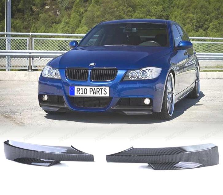 SPLITTERS PARE- CHOCS BMW E90 E91 05-08 PACK M CARBONE, Auto-onderdelen, Carrosserie, Verzenden