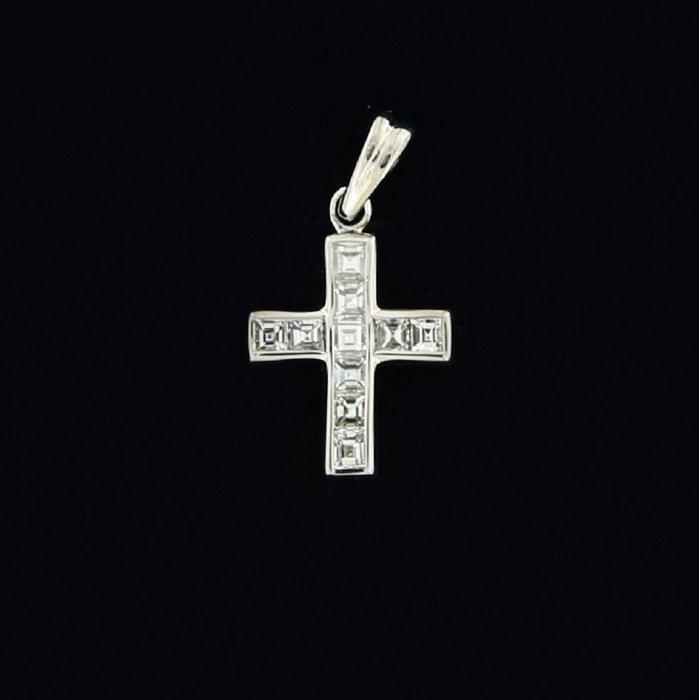 Sans prix de réserve - Pendentif - 18 carats Or blanc -, Handtassen en Accessoires, Antieke sieraden