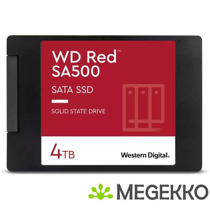 WD SSD RED SA500 4TB SATA, Computers en Software, Harde schijven, Nieuw, Verzenden