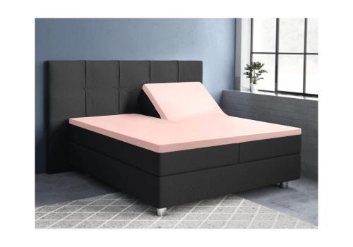 PRIMAVIERA DELUXE Splittopper Satijn Hoeslaken Roze, Huis en Inrichting, Slaapkamer | Beddengoed