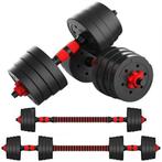 Verstelbare dumbbells - halterset - gewichten set - 30 kg, Sport en Fitness, Fitnessmaterialen, Ophalen of Verzenden, Nieuw