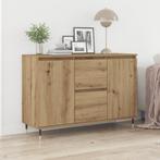 vidaXL Dressoir met Deuren & Lades Artisan Eiken 101,5x35x70, Verzenden, Nieuw