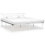 vidaXL Bedframe metaal wit 180x200 cm, Verzenden, Nieuw