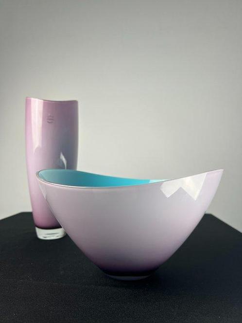 Murano.com - Carlo Nason - Vaas (2) -  SOL - Muranoglas, Antiek en Kunst, Antiek | Glaswerk en Kristal