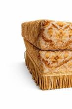 Poef - Textiel, Hout, Fluweel