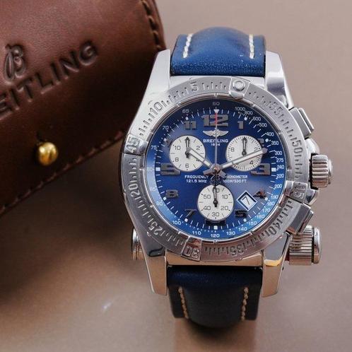 Breitling - Emergency Mission Blue - A73322 - Homme -, Handtassen en Accessoires, Horloges | Heren