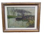 Maurice Seghers (1883-1959 ) - Oude Veurne vaart Nieuwpoort, Antiek en Kunst, Kunst | Schilderijen | Klassiek