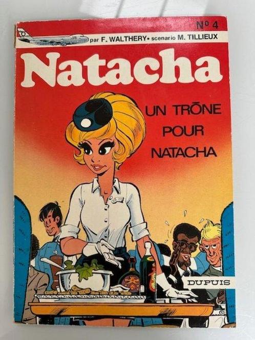 Natacha T4 - Natacha un trône pour Natacha + dédicace - B -, Boeken, Stripverhalen