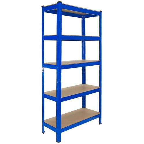 2x T-rax Stellingkasten - 75x30x150 cm - Blauw, Articles professionnels, Aménagement de Bureau & Magasin | Entrepôt, Rayonnage & Stockage