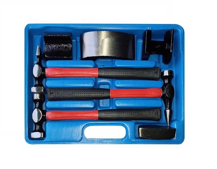 TM  7 Delige Hamer Uitdeukset met  Anti Slip Fiberglas, Auto diversen, Autogereedschap, Verzenden