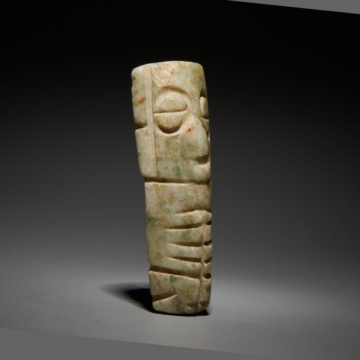 Mixteca, Mexico Steen Hangerfiguur. 13e-15e eeuw na, Verzamelen, Mineralen en Fossielen
