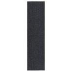 vidaXL Droogloopmat 100x400 cm antracietkleurig, Verzenden, Nieuw