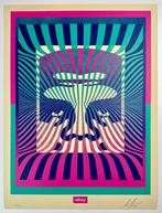 Shepard Fairey (OBEY) (1970) - OP-ART ICON (AQUA GRADIENT)