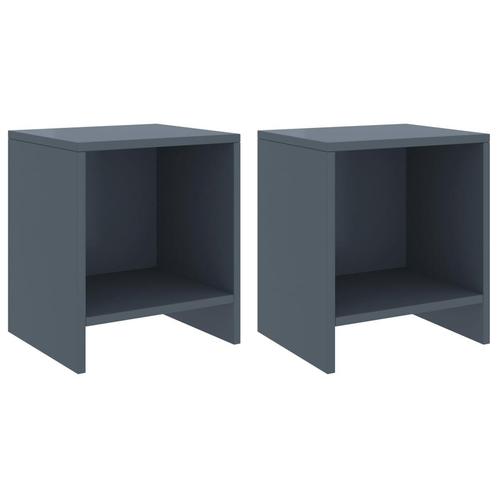 vidaXL Nachtkastjes 2 st 35x30x40 cm massief grenenhout, Huis en Inrichting, Slaapkamer | Nachtkastjes, Nieuw, Verzenden
