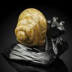 Extraordinaire figurine descargot en stéatite Groupe de, Verzamelen