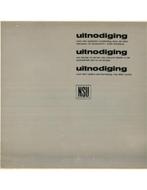 1968 NSU PROGRAMMA BROCHURE NEDERLANDS, Nieuw