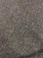 Hoogwaardig! Luxe geweven melange-stof in ijzerkleur -