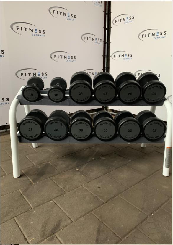 Technogym dumbells | rek | set | Kracht |, Sports & Fitness, Appareils de fitness, Enlèvement ou Envoi