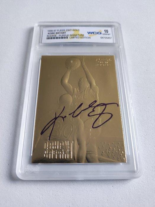 1996/97 Fleer 23KT Gold Kobe Bryant Rookie - Purple, Verzamelen, Stickers