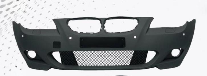 BMW E60/E61 03-06 voorbumper M-Tech 24mm compleet, Auto-onderdelen, Carrosserie, Voor, Bumper, Nieuw, BMW, Ophalen of Verzenden