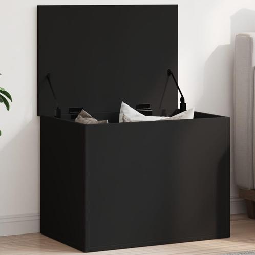 vidaXL Opbergbox 60x42x46 cm bewerkt hout zwart, Huis en Inrichting, Kasten | Overige, Nieuw, Verzenden