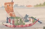 Italië - Maritiem, Schepen, Stad en Landschap - Antieke, Gelopen