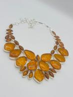 Ambre - Argent - Collier - Pas de prix de réserve., Nieuw