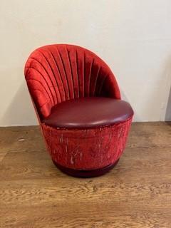 Cocktail Fauteuil - S3436- Vintage/Café beschikbaar voor biedingen
