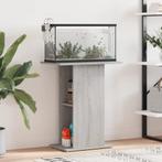 vidaXL Aquariumstandaard 60,5x36x72,5 cm bewerkt hout grijs, Dieren en Toebehoren, Vissen | Aquaria en Toebehoren, Verzenden, Nieuw