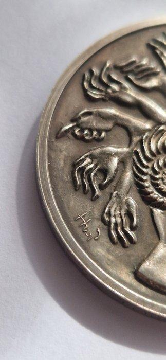 Duitsland. Silver medal Daedalus, designed by Hubertus von, Timbres & Monnaies, Monnaies & Billets de banque | Accessoires