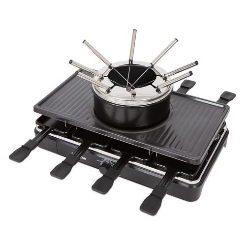 Appareil à raclette et à fondue pour 8 personnes - 1 400 W |, Maison & Meubles, Cuisine | Ustensiles de cuisine, Neuf, Envoi