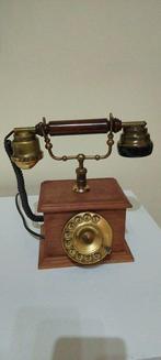 Fatme - Analoge telefoon - Gegoten messing, Walnoot - Retro