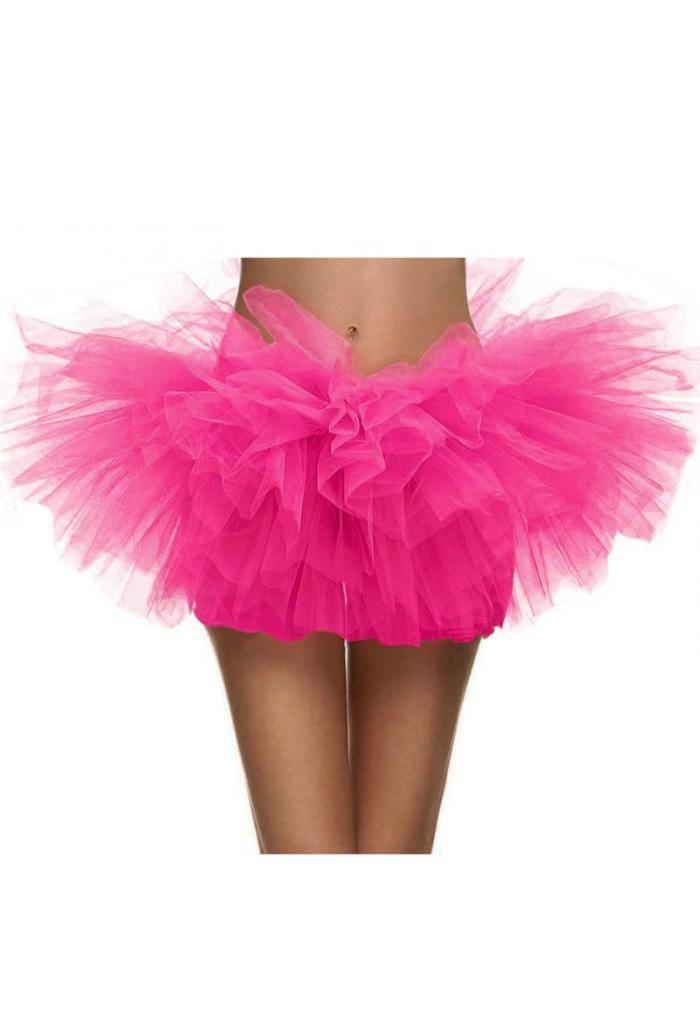 Korte Tutu Roze Tule Rokje 116 122 128 134 140 146 152 Pink, Kinderen en Baby's, Carnavalskleding en Verkleedspullen, Meisje, Nieuw