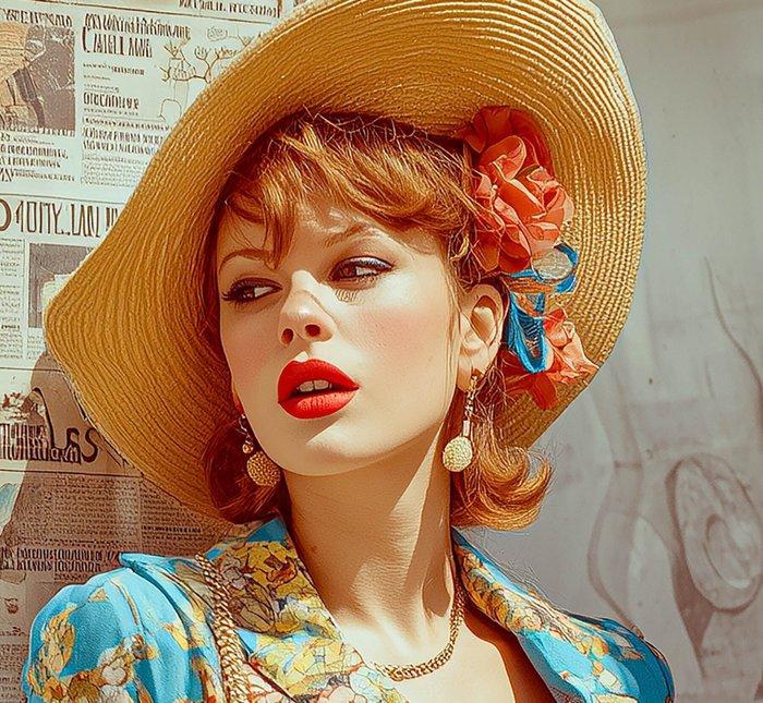 Ginger Red (1965) - Aline, Antiek en Kunst, Kunst | Designobjecten