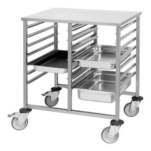 Regaalwagen 2x(GN1/1-cap.07x) | 740x550x910(h)mm EMGA, Zakelijke goederen, Horeca | Keukenapparatuur, Nieuw in verpakking, Verzenden