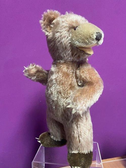 Steiff: Zoo-Beer Zooby - Ours en peluche - 1960-1970 -, Antiek en Kunst, Antiek | Speelgoed