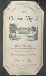 1998 Chateau Vignol - Bordeaux - 1 Double Magnum/Jeroboam (3