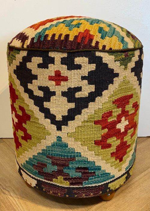 Poef - Wol, Hout, Antiquités & Art, Curiosités & Brocante