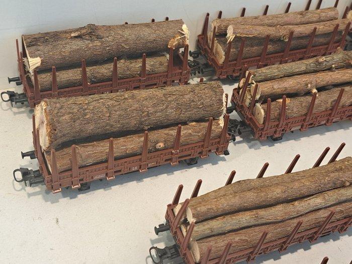 Märklin H0 - 4459 - Model treinwagon (13) - 10x rongenwagon, Hobby en Vrije tijd, Modeltreinen | H0