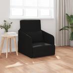 vidaXL Vloersofa Bed 2-in-1 Zwart 65x80x83 cm Stof, Huis en Inrichting, Zetels | Zetels, Verzenden, Nieuw