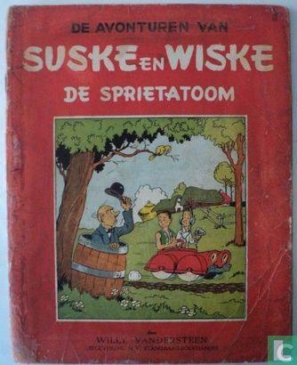 Suske en Wiske - De sprietatoom - 1950, Boeken, Stripverhalen, Gelezen, Eén stripboek, Verzenden