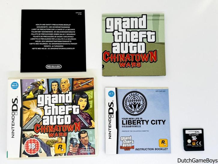 Nintendo DS - Grand Theft Auto - Chinatown Wars + Poster - U, Games en Spelcomputers, Games | Nintendo DS, Gebruikt, Verzenden