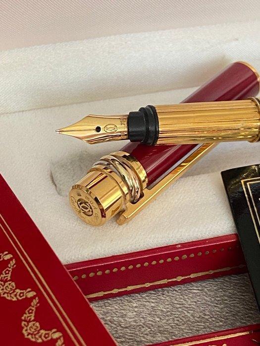 Cartier - trinity 3 ori con pennino in oro 18 kt 750, Verzamelen, Pennenverzamelingen