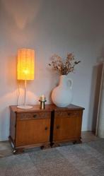 Table de chevet (2) - Bois chêne - Koper - Hal Kastje -, Antiek en Kunst