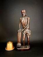 Beeldje, Le Christ à la colonne – - 15 cm - Kersenhout