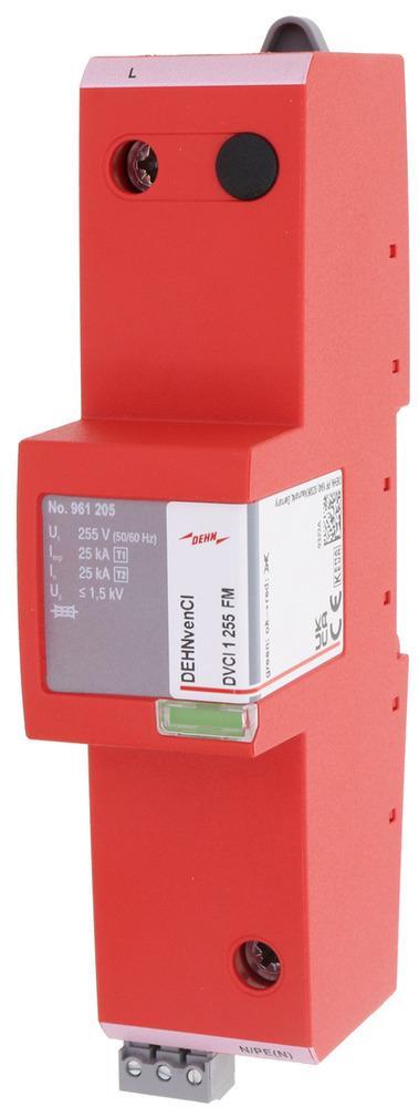 DEHN DVCI 1 255 FM Parafoudre combiné Type 1+2 Protection, Doe-het-zelf en Bouw, Elektriciteit en Kabels, Verzenden