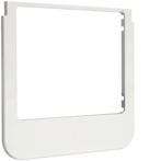 Hager Berker Design Frame - Rounded - Polar White Shiny -, Verzenden