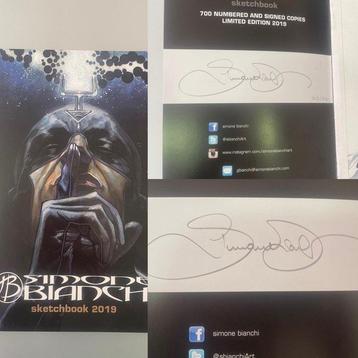 Simone Bianchi Sketchbook 2019 - Signed by Simone Bianchi -