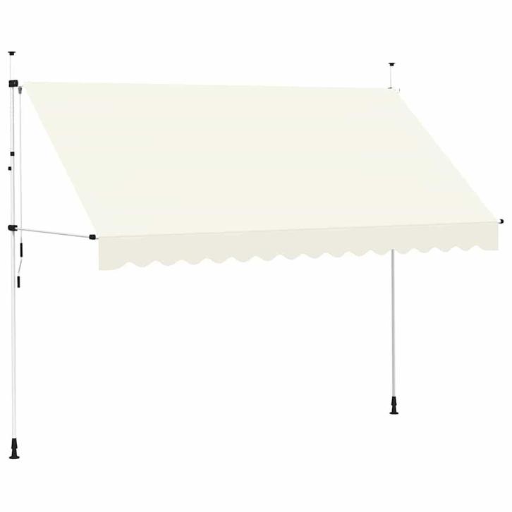 Handige Luifel 350cm Creme | Retour Deal | Kwaliteit met..., Tuin en Terras, Zonneschermen, 250 cm tot 450 cm, Nieuw, Knikarmscherm